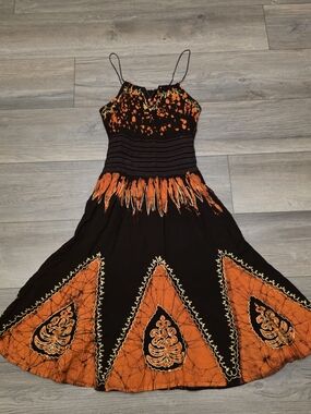 Boho Style Festival Vibes Double Decker Dress Free Size